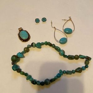 Vintage Turquoise Jewelry lot